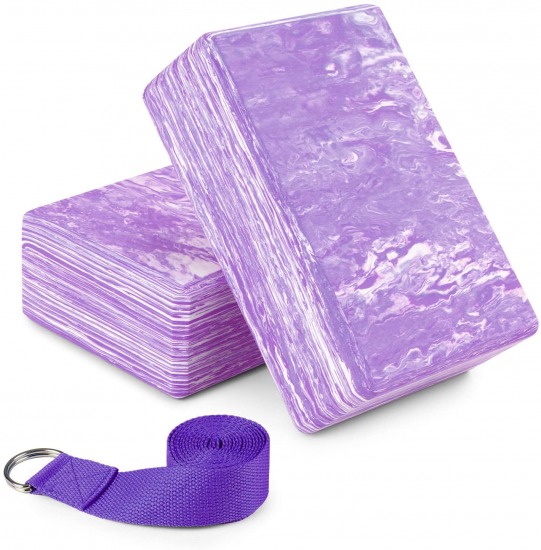Yoga Block & Strap Set